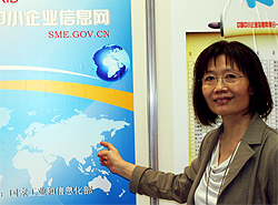 中国中小企業情報網、日本支部支部長の仇(キュウ)さん