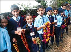 ネパールの児童教育支援に尽力