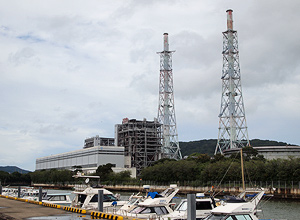 コスト高の火力発電所