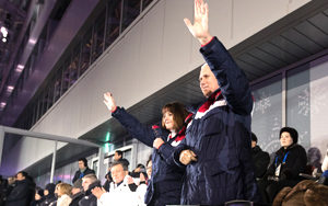 平昌を訪れたペンス米副大統領