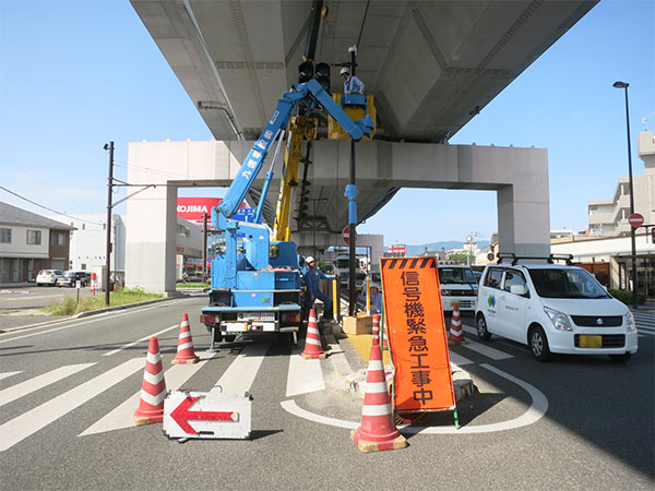 復旧作業の様子