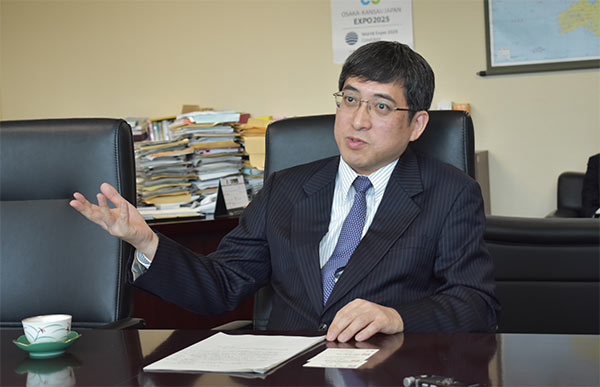 塩田康一氏(2018年12月撮影)