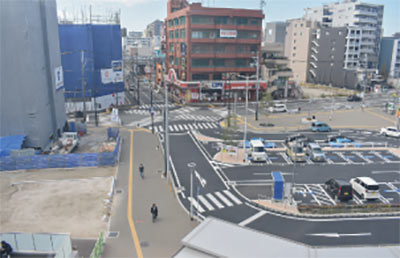JR駅前ではいくつかのマンション開発が進む