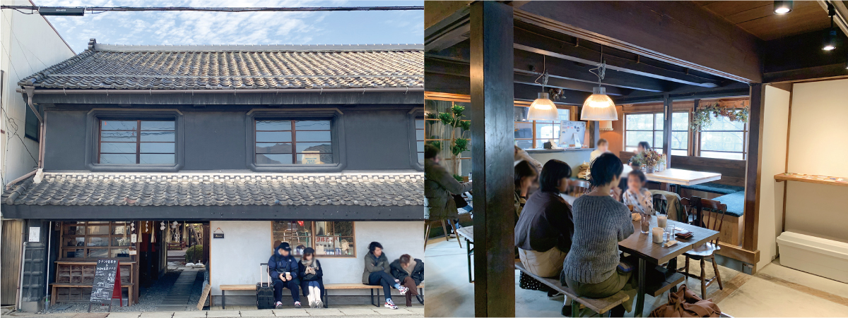 右:松本和泉町伍蔵外観/左:松本和泉町伍蔵内観