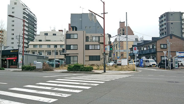 「（仮称）TSUMASHOJI PROJECT2新築工事」建設予定地