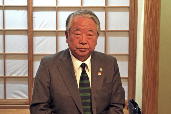 山崎広太郎氏(2012年11月26日撮影)