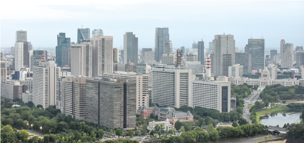 官庁街の霞が関（東京都）