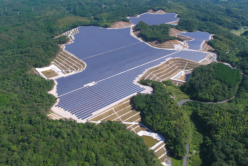 発電出力33MW「九州ソーラーファーム45山口地区 厚狭発電所」