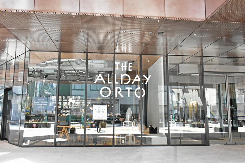 カフェ「THE ALLDAY ORTO」