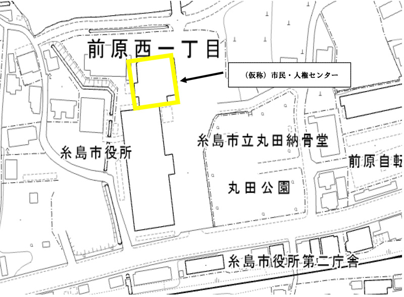 工事現場略図　市公表資料より