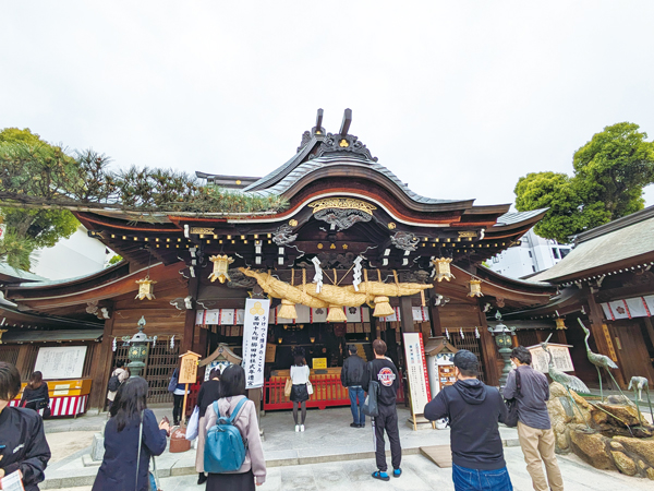 櫛田神社拝殿