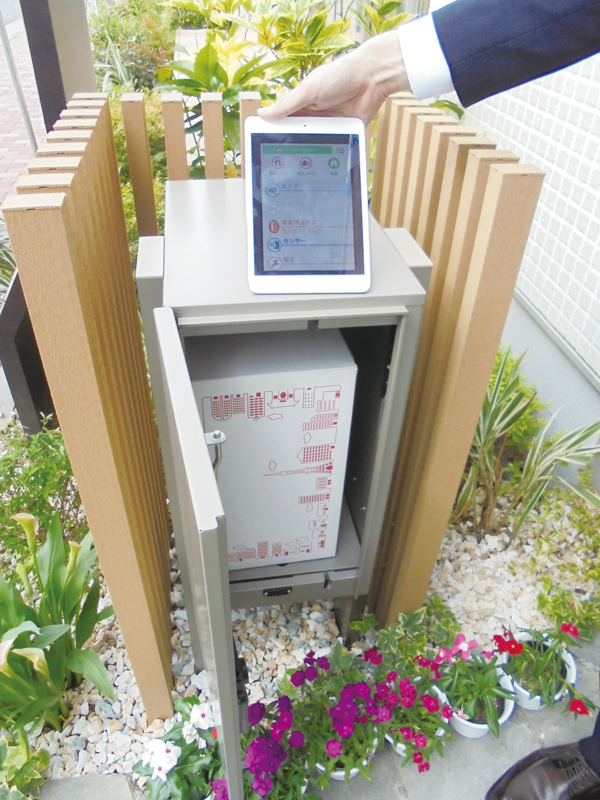 スマートホーム化された宅配ボックスの事例