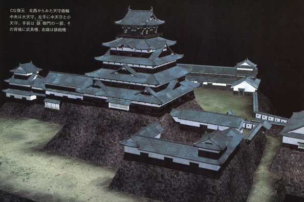 出所:『甦れ!幻の福岡城天守閣』(佐藤正彦、2001)