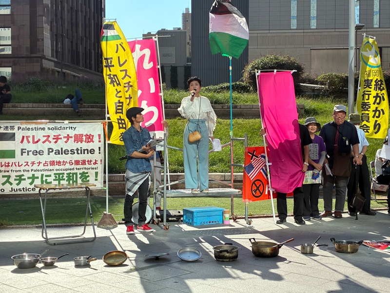 平和の大切さを訴える奥田参議院議員