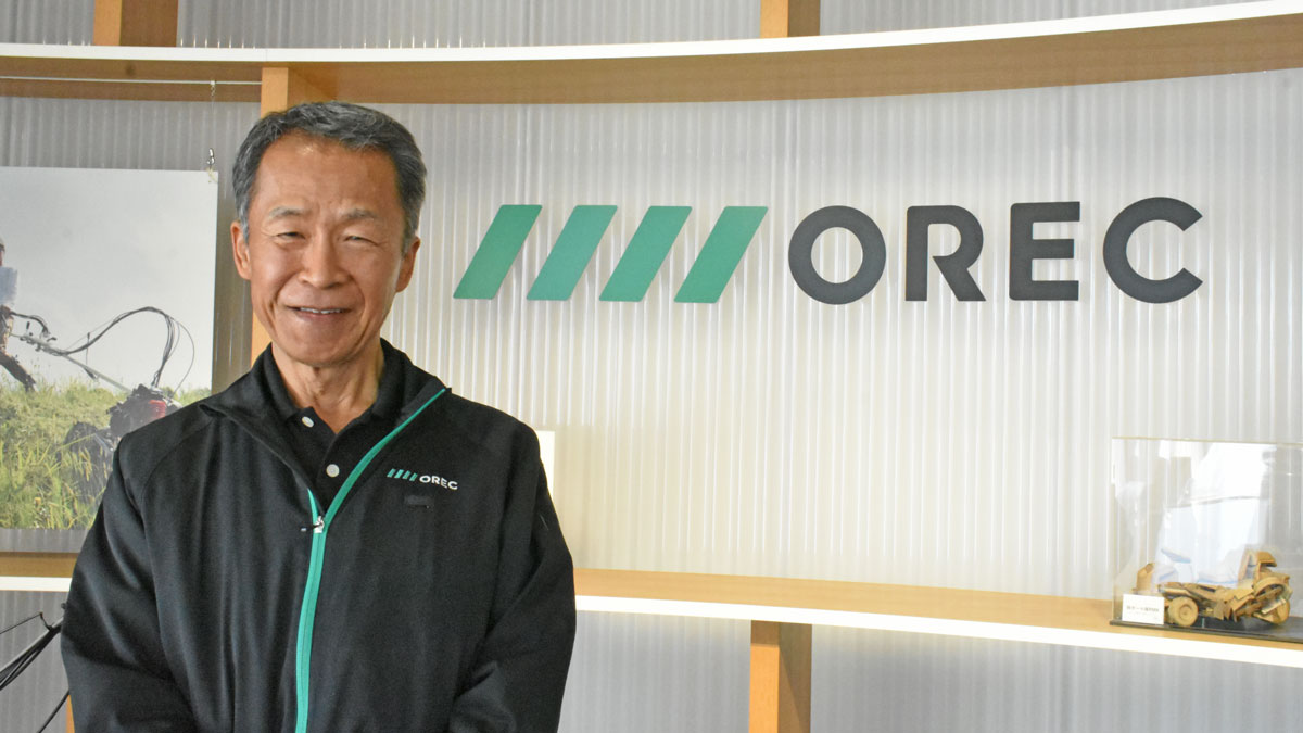 (株)オーレックホールディングス 代表取締役社長 今村健二 氏