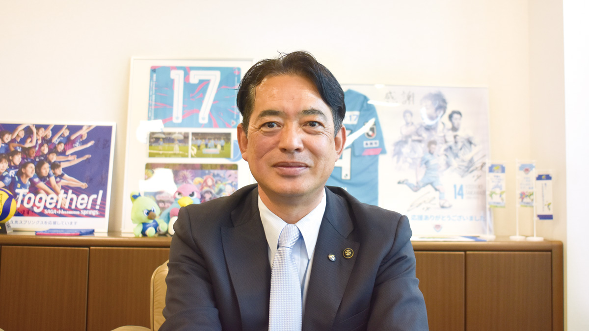 鳥栖市長 向門慶人 氏