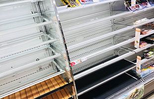 【大阪地震】食品・飲料水の大量買い占めが発生