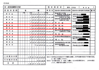 在特会政界関連問題