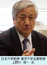 日本大学教授・東京大学名誉教授　上野川　修一　氏