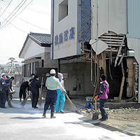 いわき市でのボランティア活動