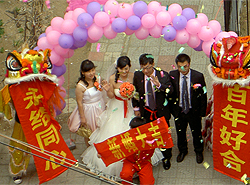 中国での結婚