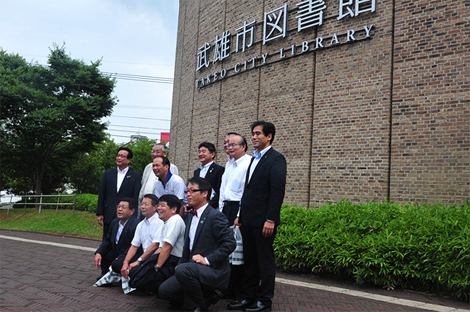 武雄市図書館　樋渡市長