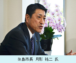 糸島市長　月形　祐二　氏