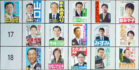 福岡市議選 選挙ポスター（東区）