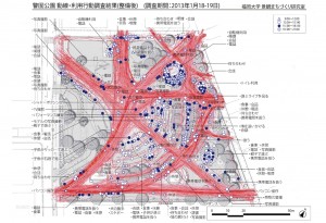 動線・利用行動調査結果（整備後）