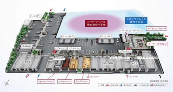 MJRザ・ガーデン下大利　完成予想全体図