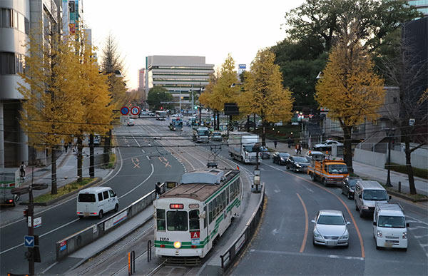 熊本市内の様子