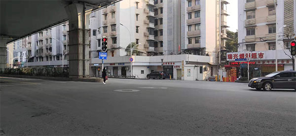 武漢市（1月29日撮影）