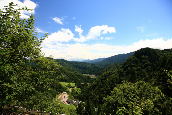 石徹白近辺の風景