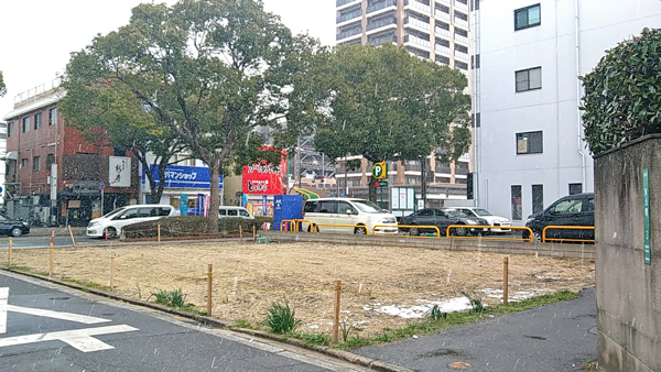 JR吉塚駅前の好立地、土地面積は206.08ｍ2