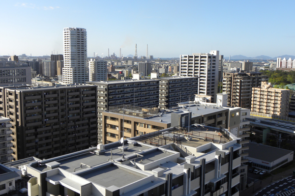 北九州市小倉北区のマンション密集地（写真と本文は関係ありません）