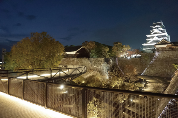 夜間公開された熊本城