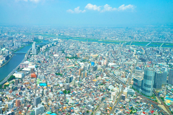 日本上空 イメージ