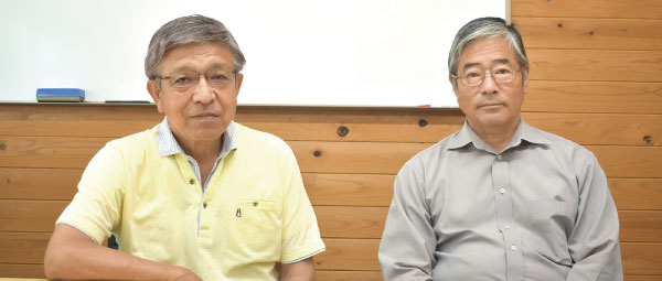 福岡市木材協同組合-（左）理事長・伊藤正隆氏／（右）副理事長・武田節氏