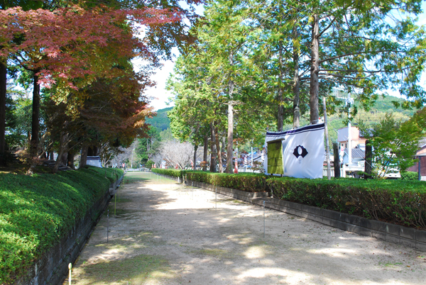 流鏑馬神事の馬場