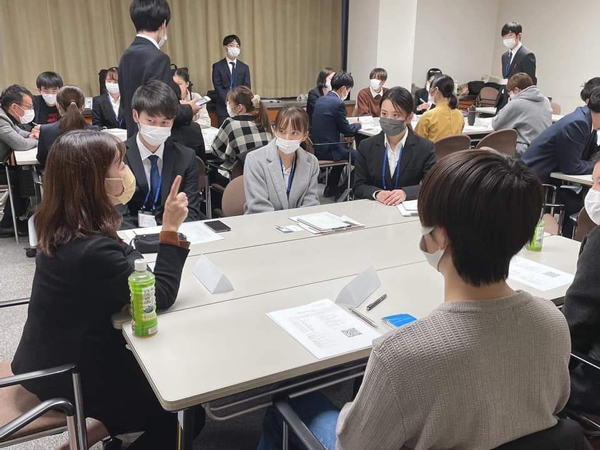 大学生と交流会