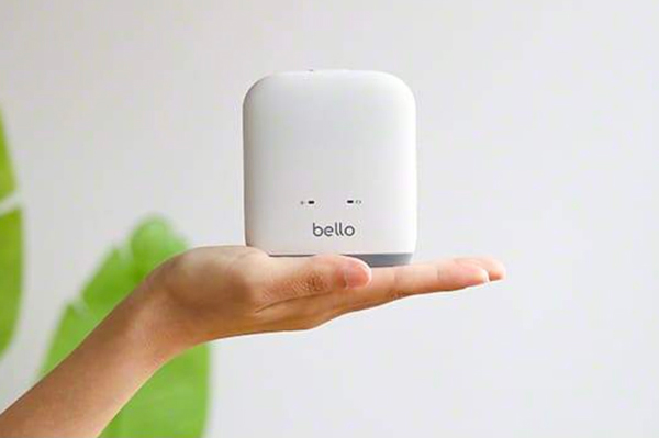 手のひらサイズの小型体脂肪スキャナー「BELLO（ベロ）」