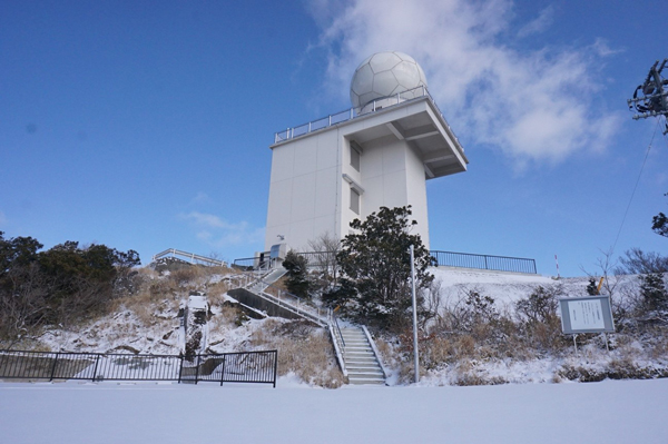 新しくなった福岡管区気象台のレーダー施設
