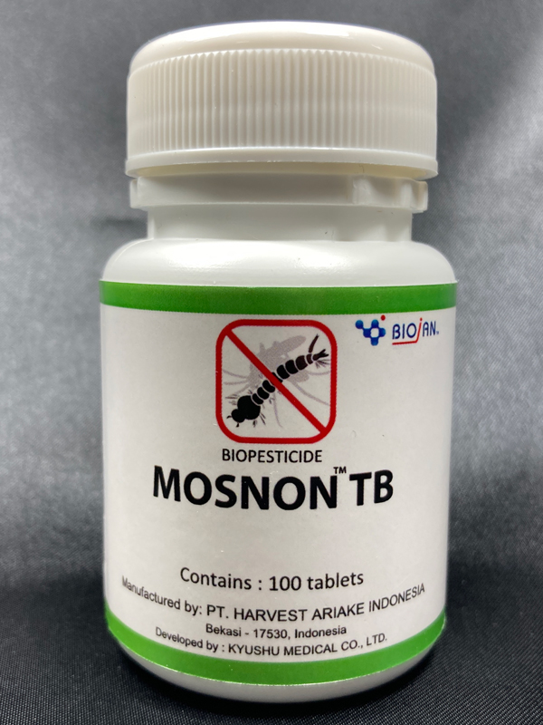 九州メディカル　ボウフラ殺虫剤「MOSNON TB」