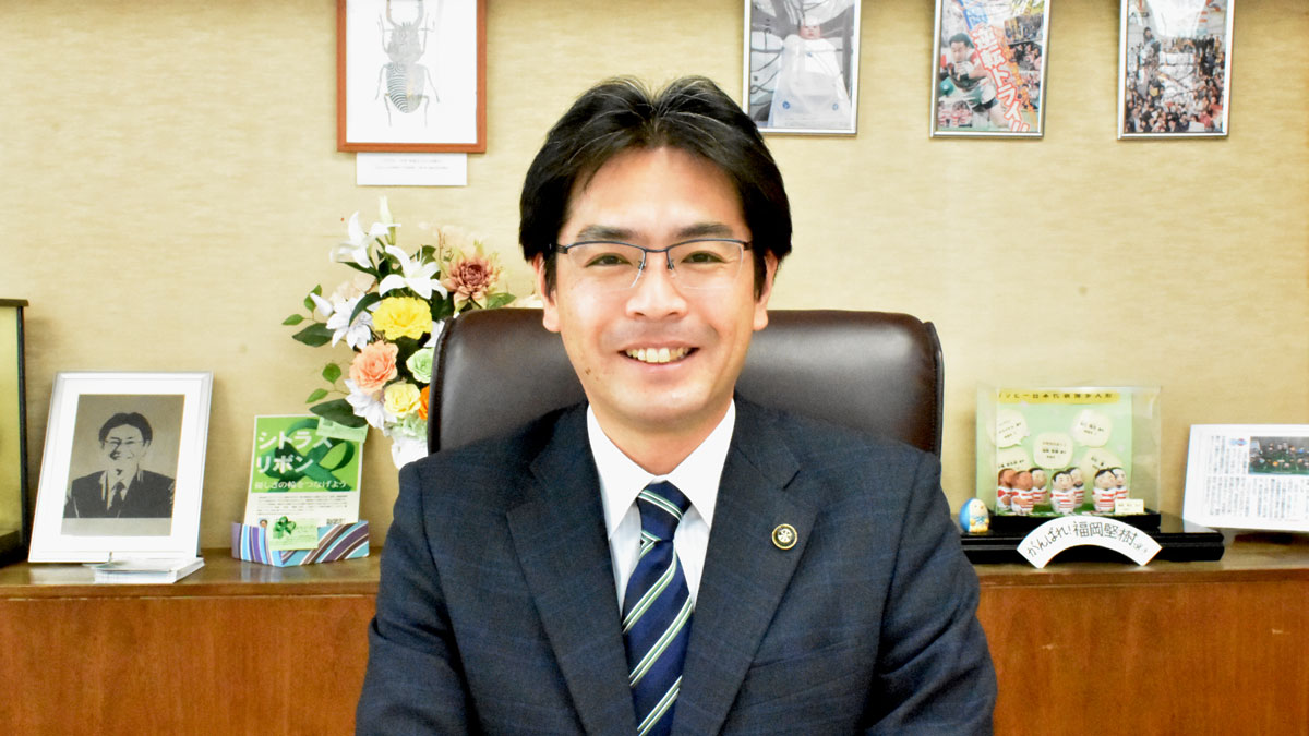 古賀市長　田辺 一城 氏