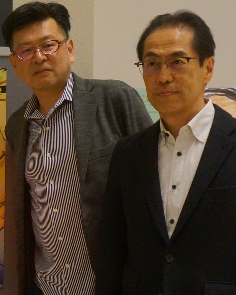 内山氏（左）と古賀氏