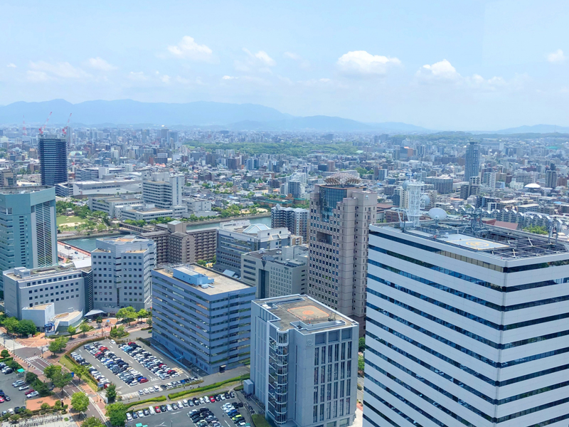 福岡市　街並み　イメージ