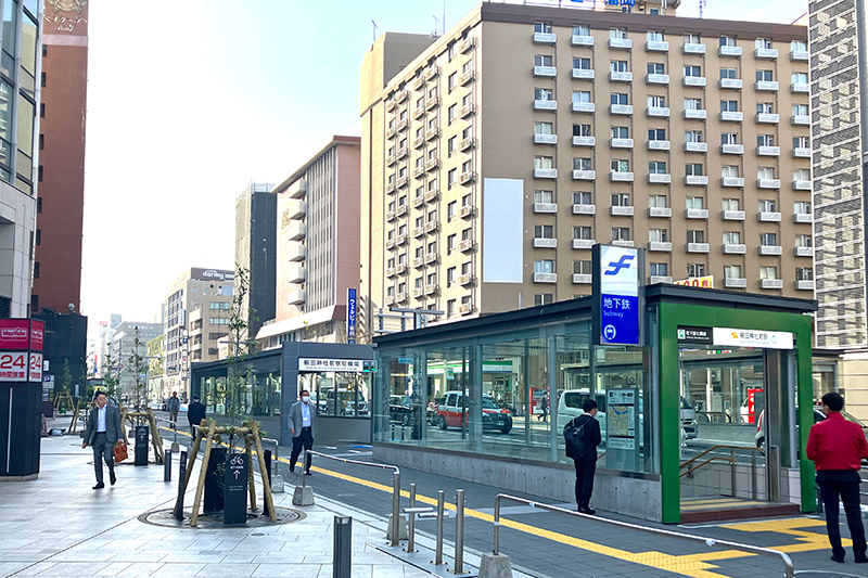 七隈線・櫛田神社前駅