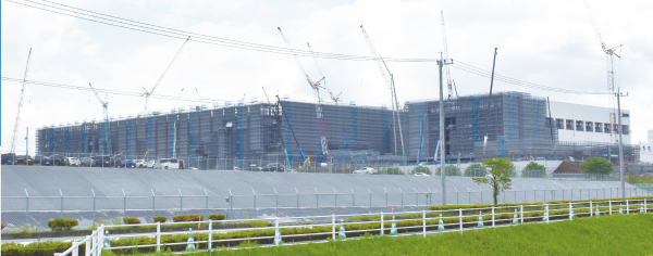 TSMCとソニーグループが建設中の熊本半導体工場