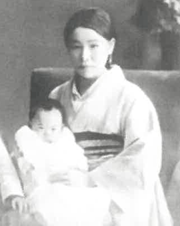 寿雄と母・清子（1938年）