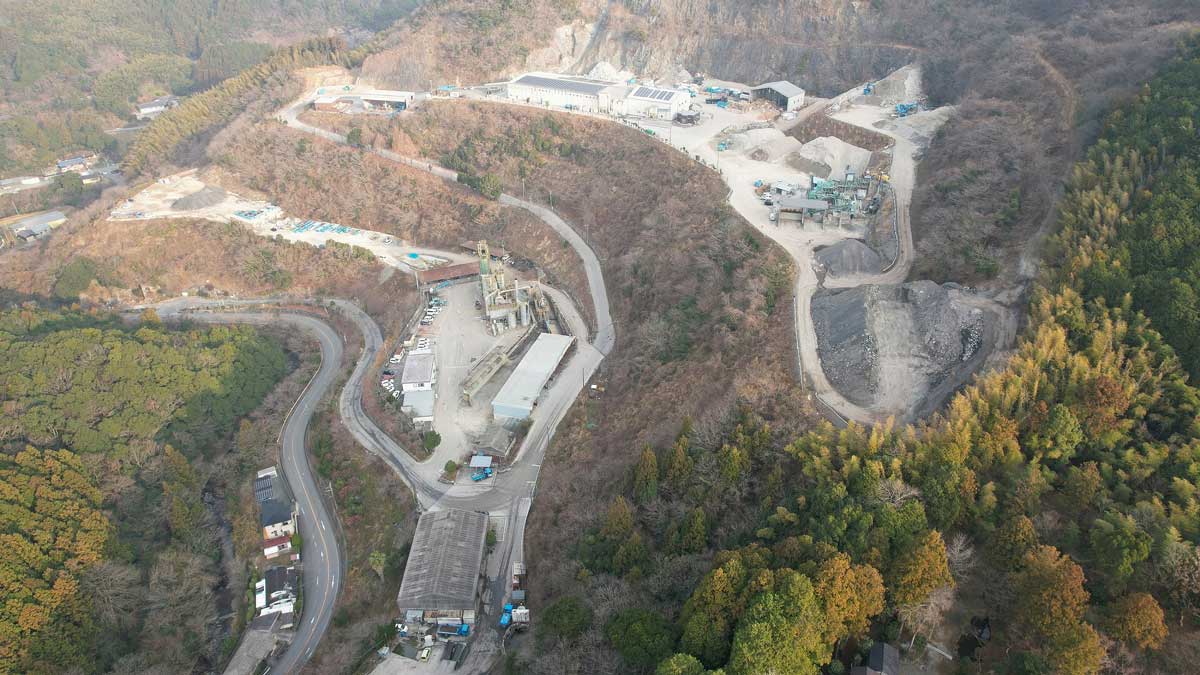 福岡ドーム2.7個分の敷地面積を有する「森のなかのリサイクル施設」